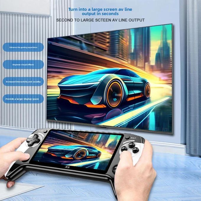 Shop 150000 Plus Inbuilt Games X9 HD 5.5-inch Handheld Game