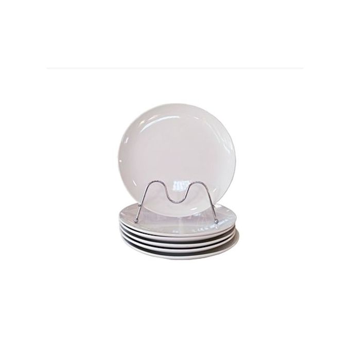 Shop Round Dinner Plates 6Pcs 10 Inch White Jumia Uganda