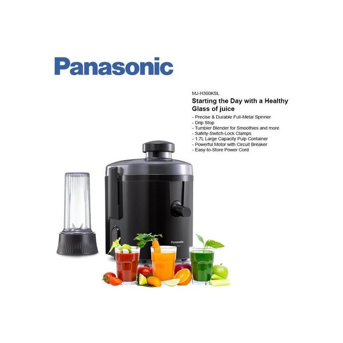 Shop Panasonic Mjh300 2in1 Juice Extractor With Blender 1 7 Litre