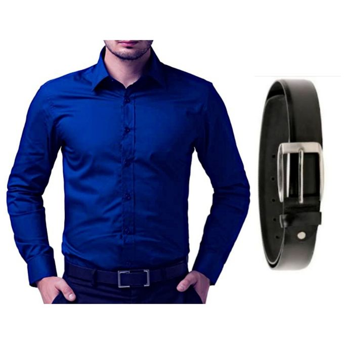 formal shirt belt