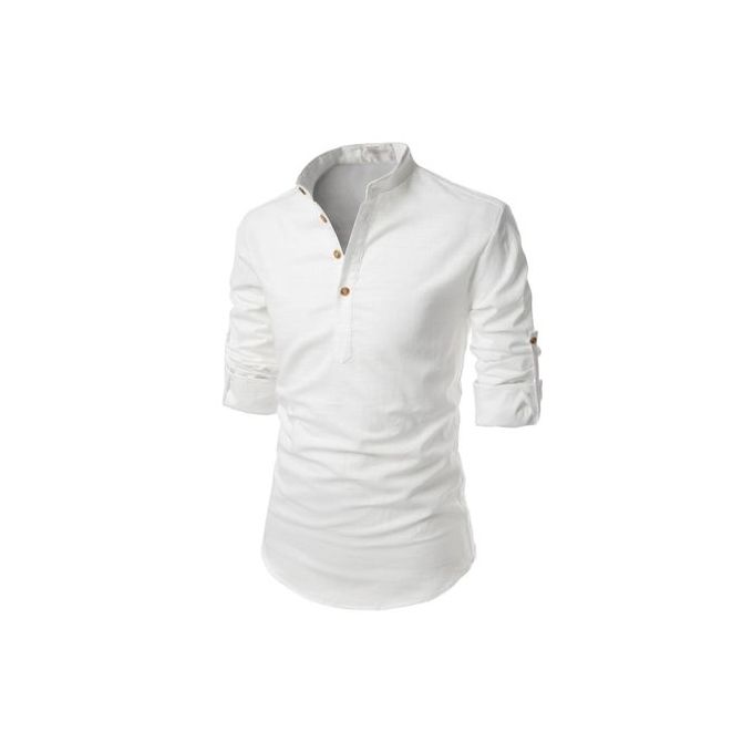 chinese collar long sleeve polo