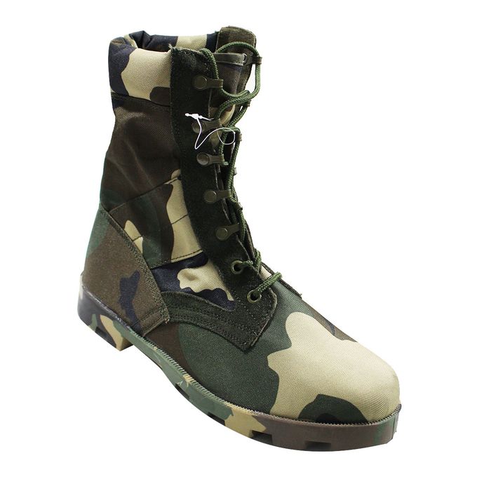 camouflage boots
