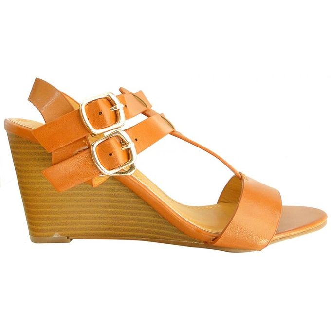 Shop Generic Designer Double Buckle Detailed Comfortable Women S