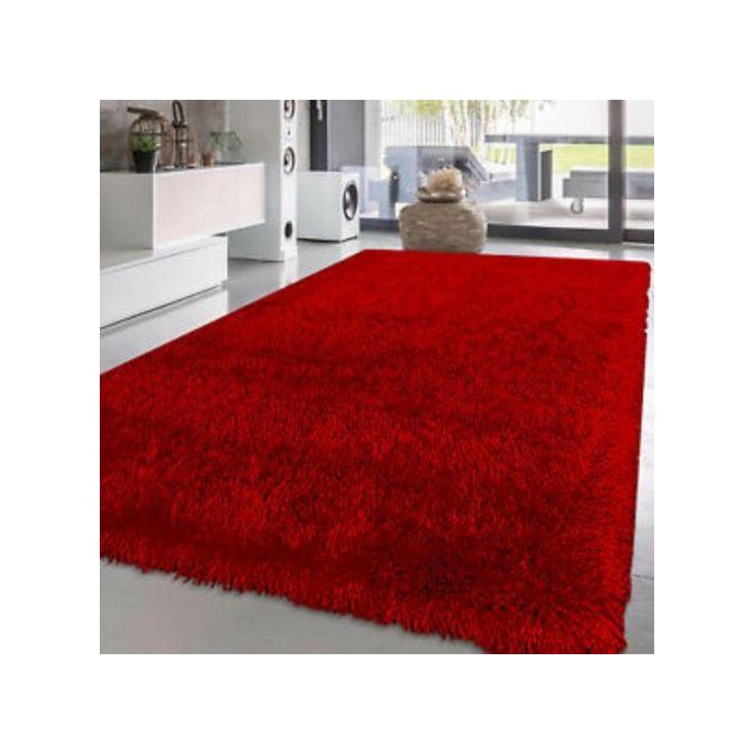 Shop Fluffy Anti-skid Carpets Fluffy Rugs - Red
