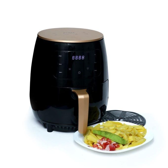 Shop 6 Litres Healthy Oil Free Air Fryer 6L Black Jumia Uganda