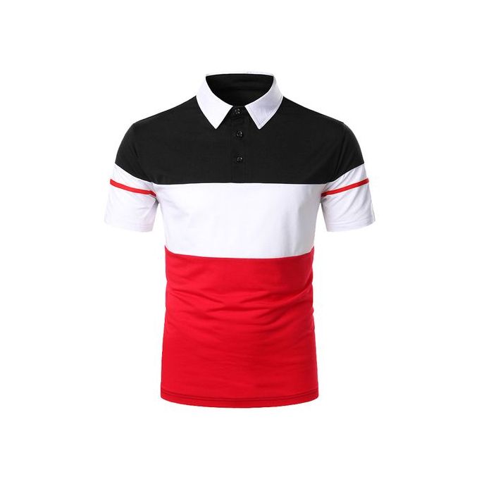 Polo shirts cheap red white black