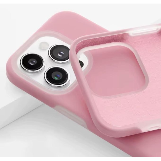 Apple - iPhone12/12Proケース☆ (LightGray x Pink) Shop iPhone 12 / iPhone 12 Pro / iPhone 12 Pro Max Jelly