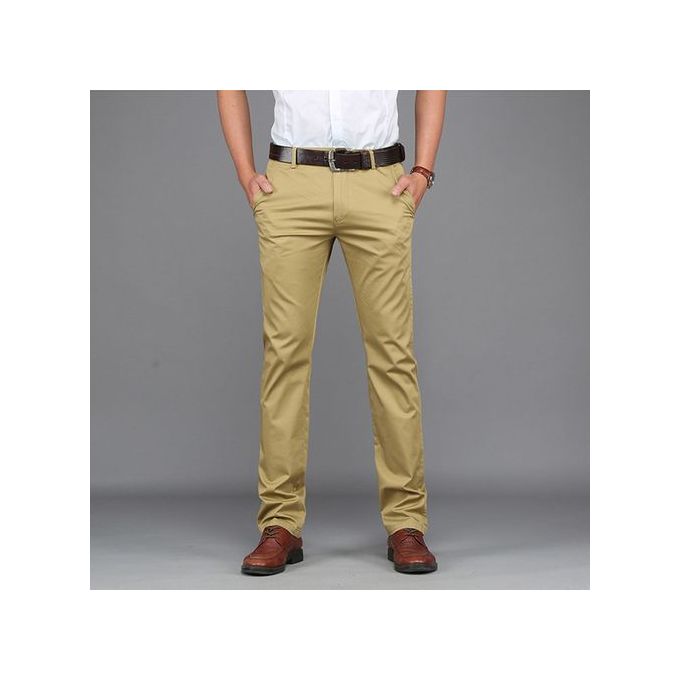 Shop Men's Khaki Trouser - Brown | Jumia Uganda