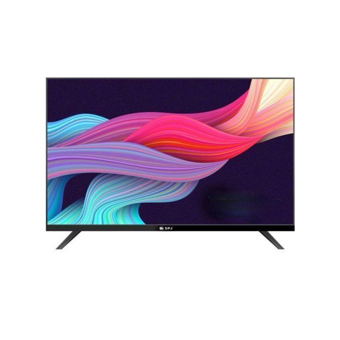 SPJ 32 Inch Frameless Anolog AC/DC LED TV - Black