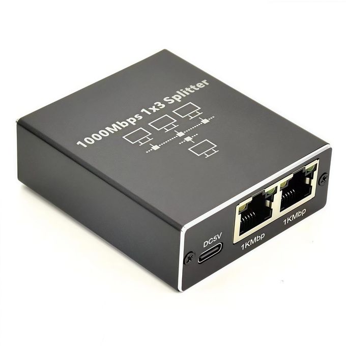 Shop 1-in to-3 out Ethernet RJ45 Splitter – 1000Mbps