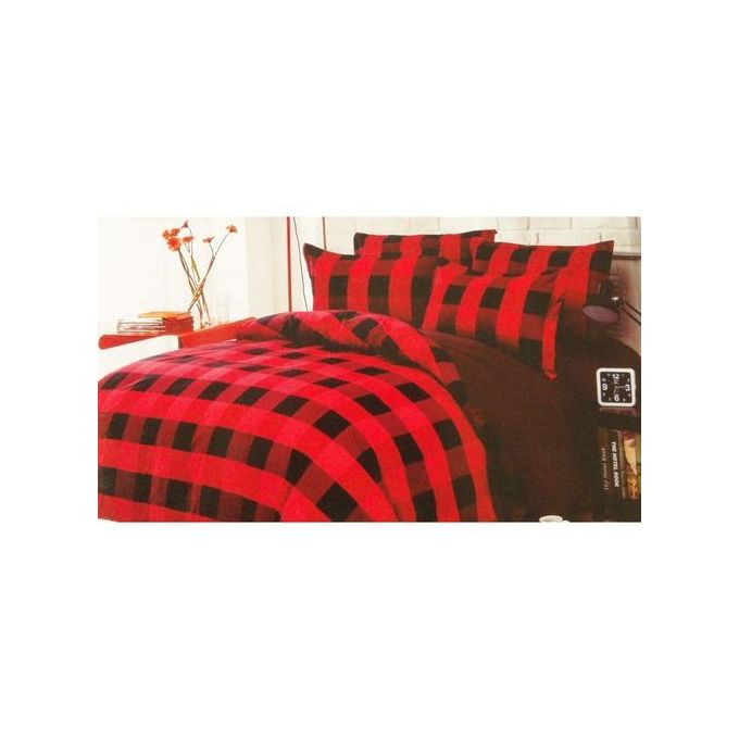 Shop Generic 5 6 Checkered Duvet With Two Pillowcases And One