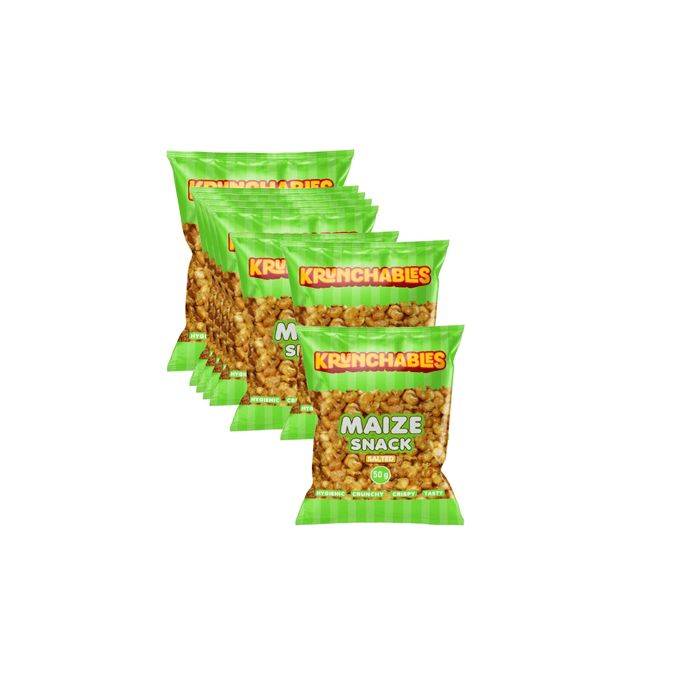 Shop Krunchable Maize Snack Salted -24Pcs*50g