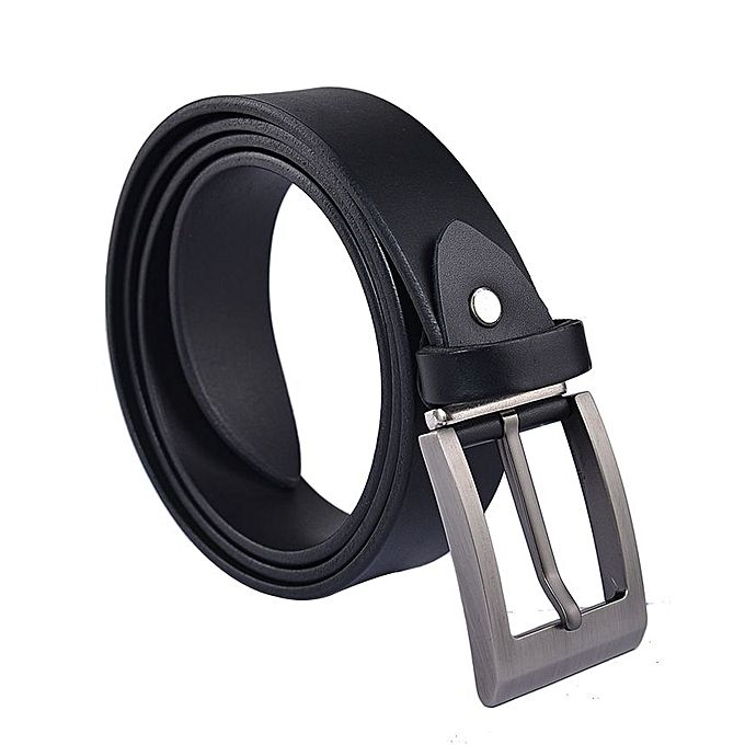 Buy Generic Fashion Leather Belt - Black online | Jumia Uganda