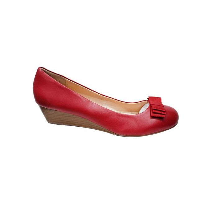 Shop Patent Leather Wedge Shoes - Red | Jumia Uganda