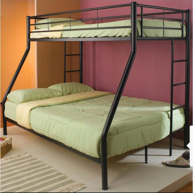 Shop Steel Double Decker Bed Black Jumia Uganda