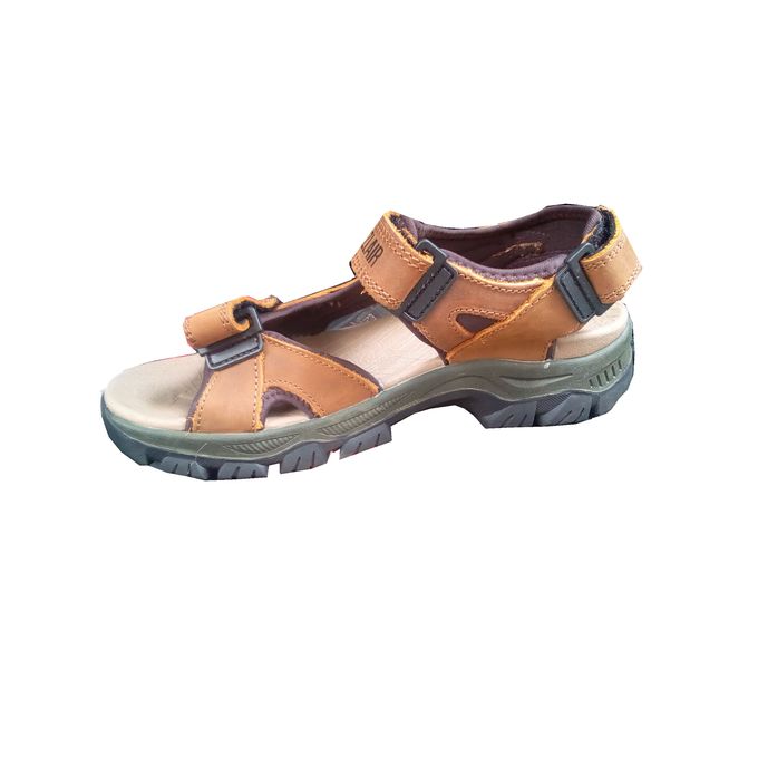 Shop Faux Leather Men's Open Shoes - Brown | Jumia Uganda