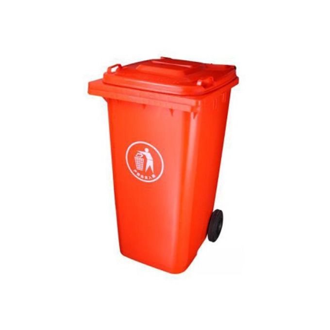 Shop Outdoor 120L Plastic Waste Bin Red Jumia Uganda
