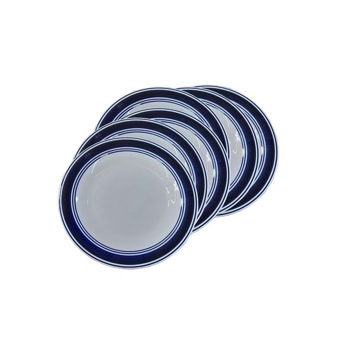 Shop Full Set of Unique Ceramic Wide Dinner Plates White Jumia Uganda
