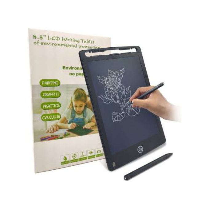 Shop LCD Tablet Drawing Writing Board Pad Kid Notepad - Black ...