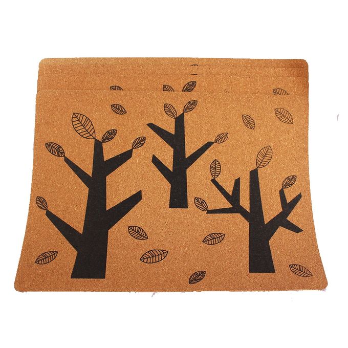 Shop New 4 Pack Of Cork Table Mats Brown Jumia Egypt