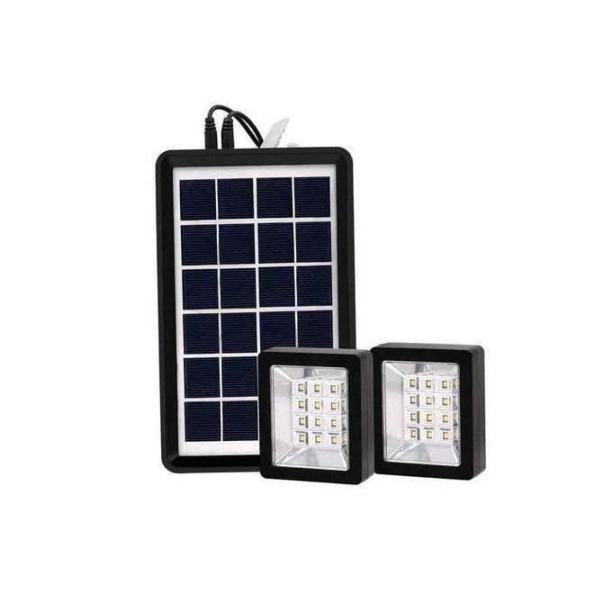 Shop Mini Solar Lighting System With 2 Lights - Multicolor
