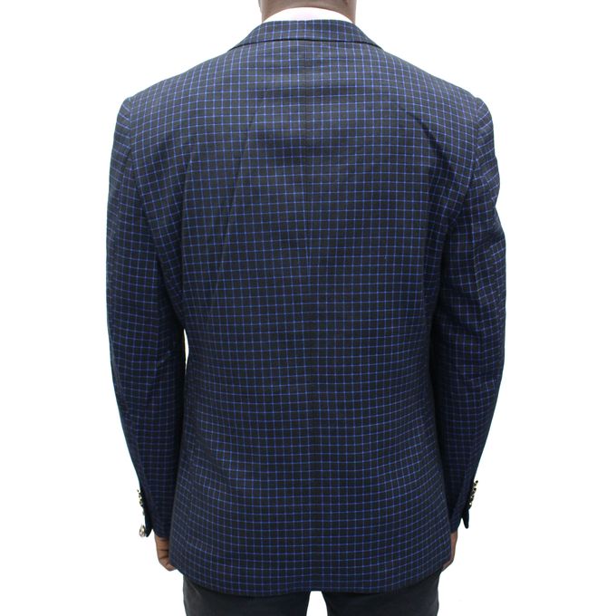 Buy New Men's Checkered Blazer - Blue online | Jumia Uganda