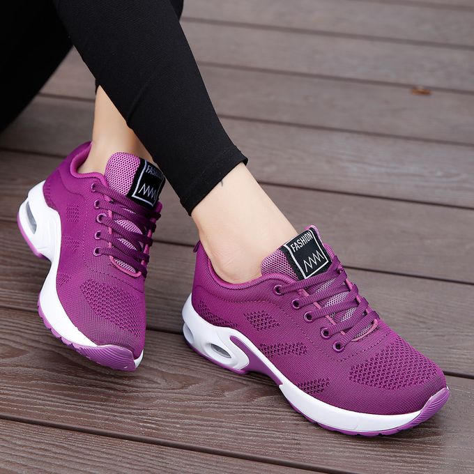 Shop Big Size Women Sneaker Female Athletic Shoes-Purple | Jumia Uganda