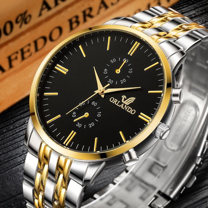 Orlando quartz shop watch gold