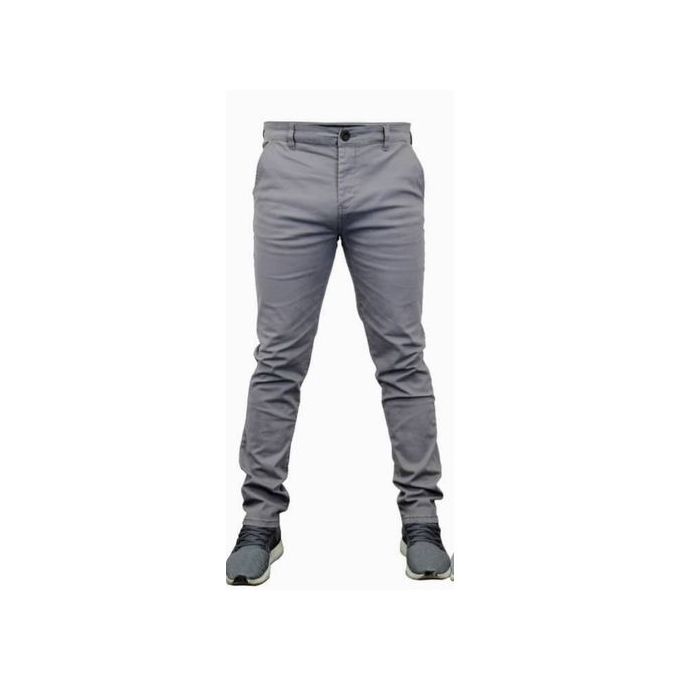 Shop Packs of 3 Men's Khaki Trousers - Grey, Navy Blue,Cream | Jumia Uganda