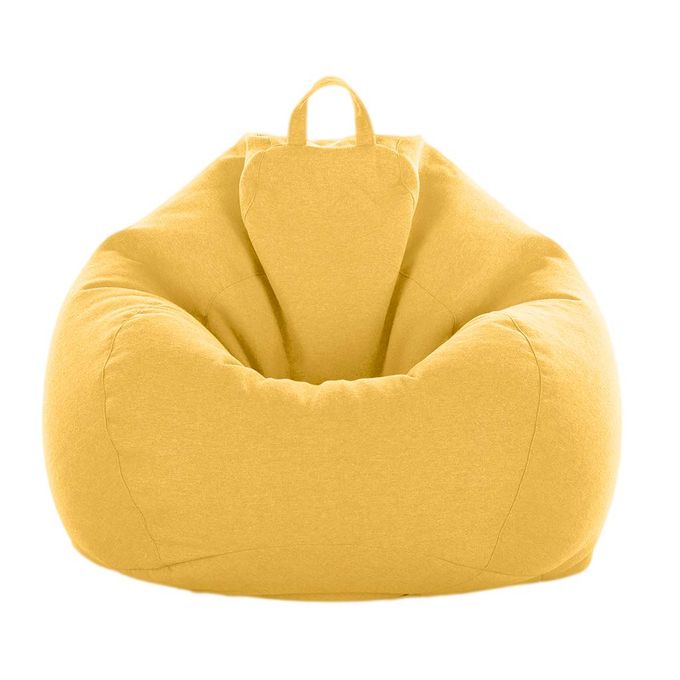 Shop Classic Bean Bag Chair - Yellow | Jumia Uganda