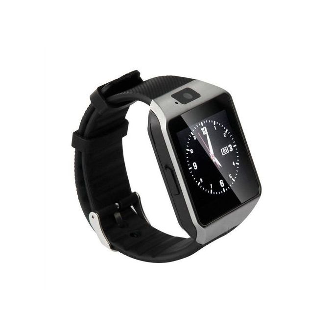 dz09 silver smartwatch