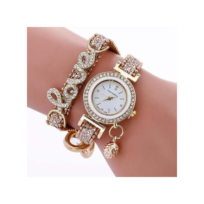Shop Women's Bracelet Wrist Watch Gold Jumia Uganda