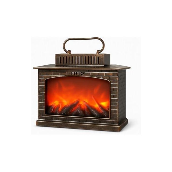 Shop Portable Tabletop Artificial LED Fireplace with