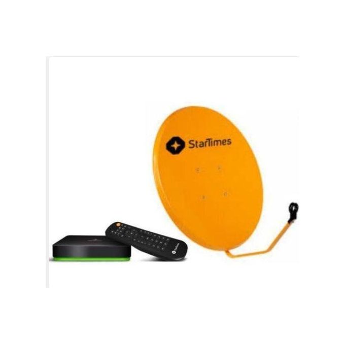 Shop Star times Full Kit Satellite Dish Decoder - Black | Jumia Uganda
