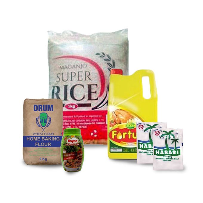 Shop Bundle Of Maganjo Super Rice 5kg, Royco Beef 500g, Fortune Cooking