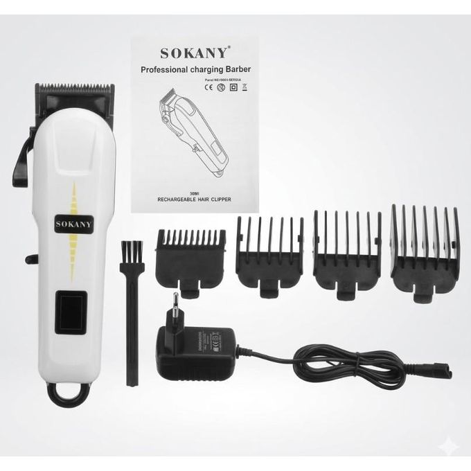 Shop Electric Rechargeable Hair Shaving Machine - White