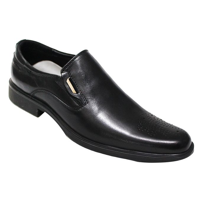 Shop Men's Faux Leather Gentle Shoes - Black | Jumia Uganda