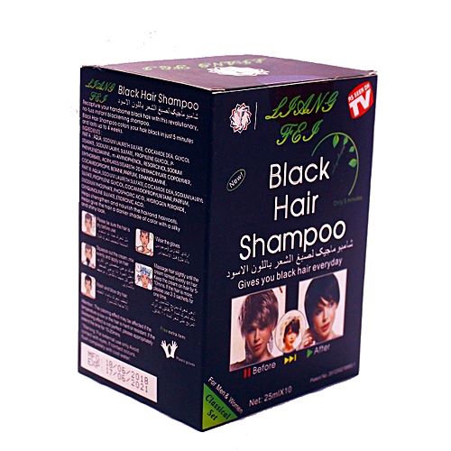 Black Hair Shampoo 25mlx10